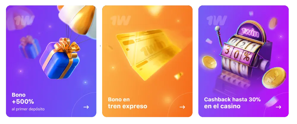 1Win App bonificaciones